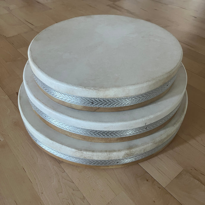 Ocean drum - Shaman Drum - double sided Buffalo and Goat skin