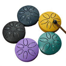 Load image into Gallery viewer, Petal Design 3inch, 6-tone Mini Steel Tongue Drum + FREE Mallet