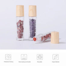 Load image into Gallery viewer, 10pcs 10ml Natural Gemstone Essential Oil Roller
