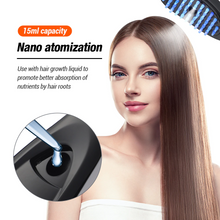 Load image into Gallery viewer, Phototherapy Hair Growth Brush Comb Red and Blue Light Therapy