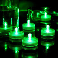 Load image into Gallery viewer, 12 Piece Submersible LED Lights Waterproof Underwater Tea Candle Lights