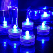 Load image into Gallery viewer, 12 Piece Submersible LED Lights Waterproof Underwater Tea Candle Lights