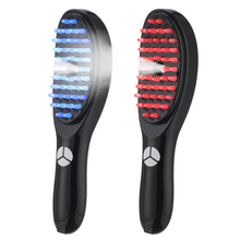 Load image into Gallery viewer, Phototherapy Hair Growth Brush Comb Red and Blue Light Therapy