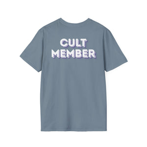 Copy of Cult Member - Unisex White/Purple Letters