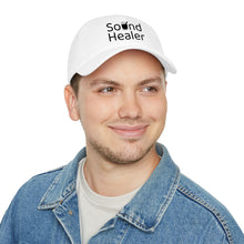 Load image into Gallery viewer, Sound Healer - Low Profile Baseball Cap (Black Text)