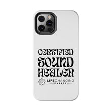 Load image into Gallery viewer, Certified Sound Healer Phone Case - White