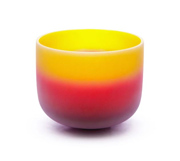 Individual Ombre Colored Quartz Crystal Singing Bowl - 1 PC ONLY