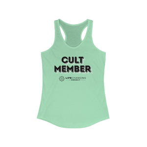 Women's Racerback Tank - Cult Member