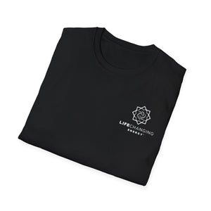 Cult Member - Unisex White/Blue Letters
