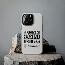 Load image into Gallery viewer, Certified Sound Healer Phone Case - White
