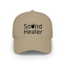 Load image into Gallery viewer, Sound Healer - Low Profile Baseball Cap (Black Text)