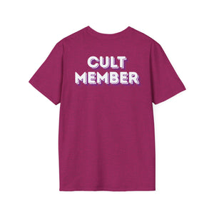 Copy of Cult Member - Unisex White/Purple Letters