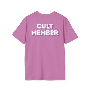 Copy of Cult Member - Unisex White/Purple Letters