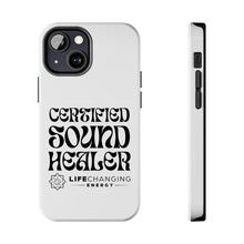 Load image into Gallery viewer, Certified Sound Healer Phone Case - White