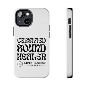 Certified Sound Healer Phone Case - White