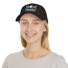 Load image into Gallery viewer, Sound Healer - Low Profile Baseball Cap (White Text)