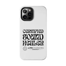 Load image into Gallery viewer, Certified Sound Healer Phone Case - White