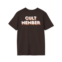 Load image into Gallery viewer, Cult Member - Unisex White/Orange Letters