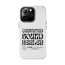 Load image into Gallery viewer, Certified Sound Healer Phone Case - White