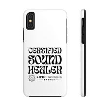Load image into Gallery viewer, Certified Sound Healer Phone Case - White
