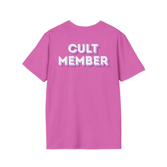Copy of Cult Member - Unisex White/Purple Letters