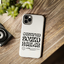 Load image into Gallery viewer, Certified Sound Healer Phone Case - White