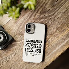 Load image into Gallery viewer, Certified Sound Healer Phone Case - White