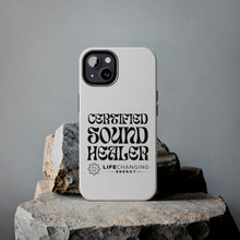 Load image into Gallery viewer, Certified Sound Healer Phone Case - White