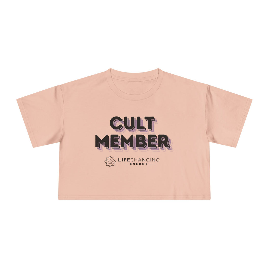 Women's Crop Tee - Cult Member Purple