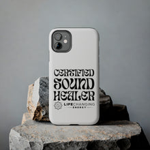 Load image into Gallery viewer, Certified Sound Healer Phone Case - White
