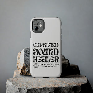 Certified Sound Healer Phone Case - White