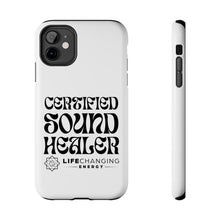 Load image into Gallery viewer, Certified Sound Healer Phone Case - White