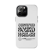 Load image into Gallery viewer, Certified Sound Healer Phone Case - White