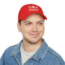 Load image into Gallery viewer, Sound Healer - Low Profile Baseball Cap (White Text)