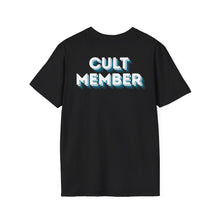 Load image into Gallery viewer, Cult Member - Unisex White/Blue Letters