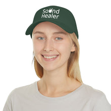 Load image into Gallery viewer, Sound Healer - Low Profile Baseball Cap (White Text)