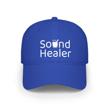 Load image into Gallery viewer, Sound Healer - Low Profile Baseball Cap (White Text)