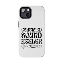 Load image into Gallery viewer, Certified Sound Healer Phone Case - White