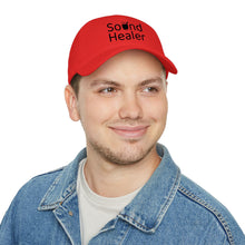 Load image into Gallery viewer, Sound Healer - Low Profile Baseball Cap (Black Text)