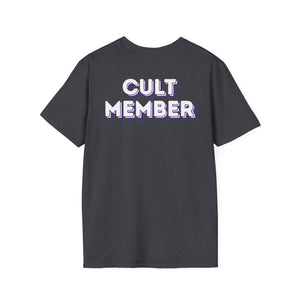 Copy of Cult Member - Unisex White/Purple Letters