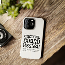 Load image into Gallery viewer, Certified Sound Healer Phone Case - White