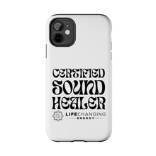 Load image into Gallery viewer, Certified Sound Healer Phone Case - White
