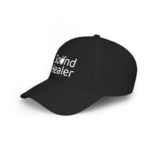 Load image into Gallery viewer, Sound Healer - Low Profile Baseball Cap (White Text)