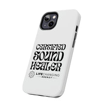 Load image into Gallery viewer, Certified Sound Healer Phone Case - White