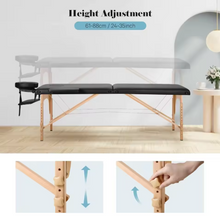 Load image into Gallery viewer, 24 inch Portable and Adjustable Massage Table