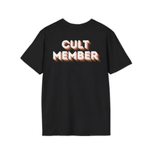 Load image into Gallery viewer, Cult Member - Unisex White/Orange Letters
