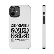 Load image into Gallery viewer, Certified Sound Healer Phone Case - White