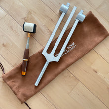 Load image into Gallery viewer, 128 hz, 93.96 hz Large Weighted Tuning Forks, Individual or Set