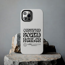 Load image into Gallery viewer, Certified Sound Healer Phone Case - White
