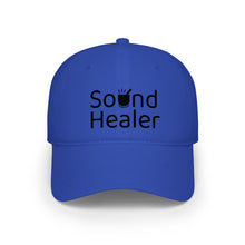 Load image into Gallery viewer, Sound Healer - Low Profile Baseball Cap (Black Text)